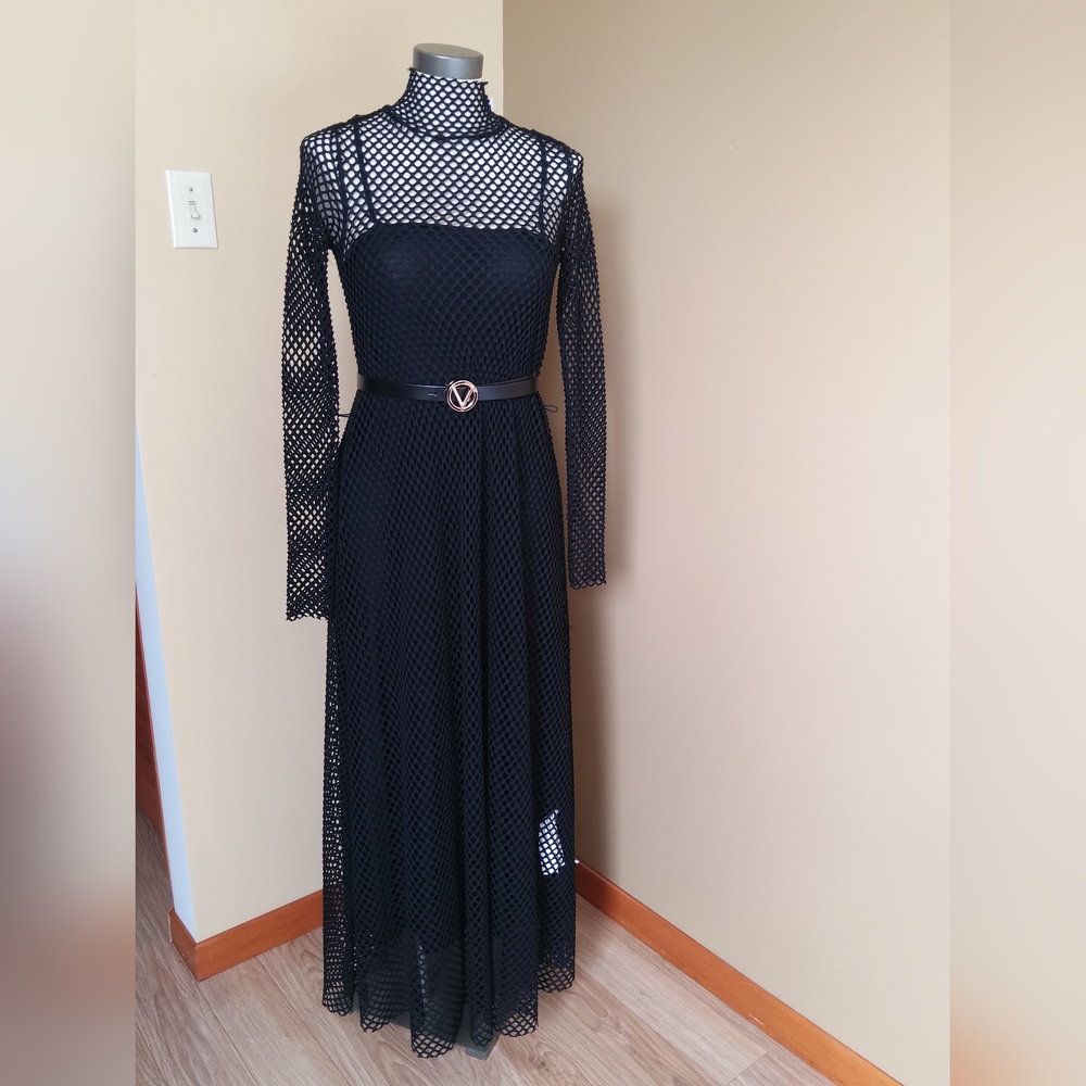 Zara Long black dress